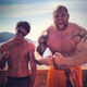 Illustration for article titled Here’s a photo of iGame Of Thrones/i’ Mountain and Viper acting like everything’s cool